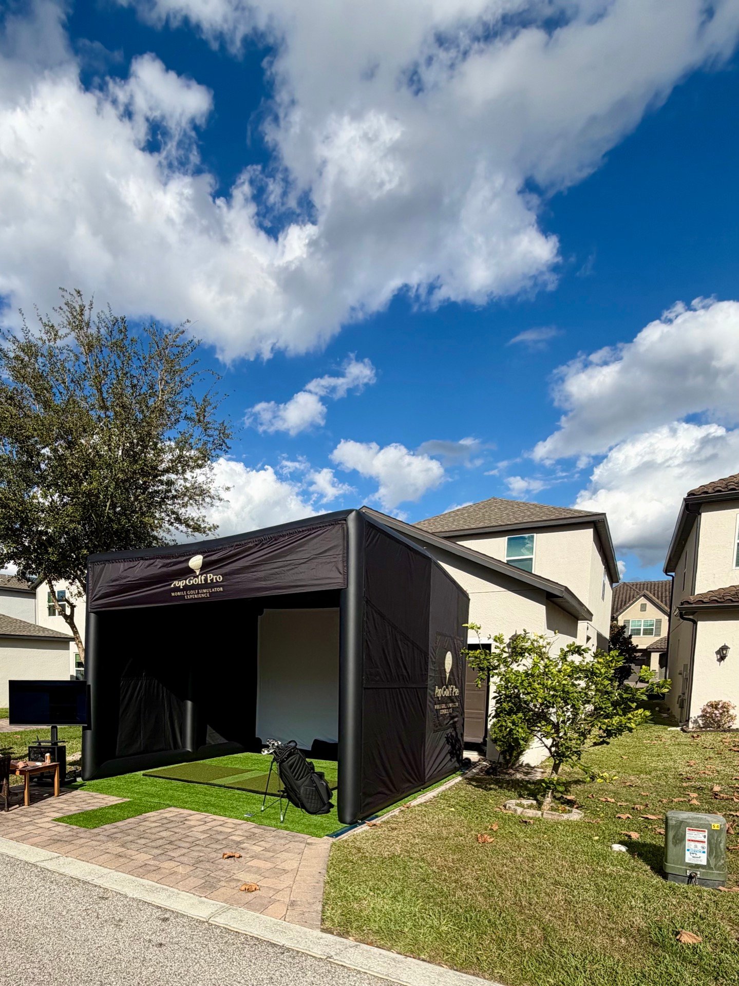 Golf simulator event